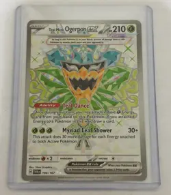 Teal Mask Ogerpon EX 190/167 Full Art Twilight Masquerade Pokemon TCG NM A75 - Image 1