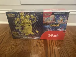 Pokemon Surging Sparks ETB & Booster Bundle Costco 2-pack Factory Sealed NEW - Image 1