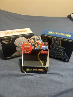 Pokemon Mega Evolution Enhanced Box/ PC ETB Gardevoir Lucario *No Packs Promo* - Image 1