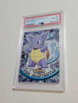 Wartortle - Pokemon Topps TV 1999 #08 - Gem Mint PSA 10 - Image 1
