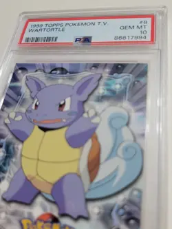 Wartortle - Pokemon Topps TV 1999 #08 - Gem Mint PSA 10 - Image 3