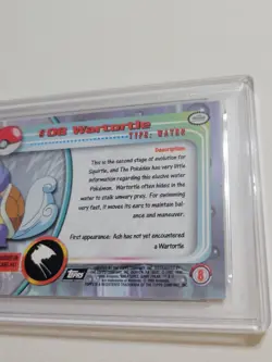 Wartortle - Pokemon Topps TV 1999 #08 - Gem Mint PSA 10 - Image 4