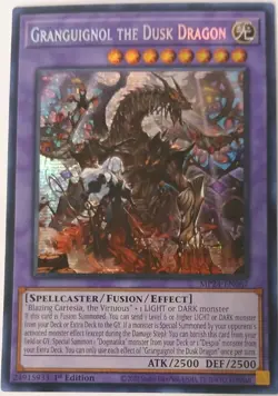 Yu-Gi-Oh Granguignol the Dusk Dragon BLTR-EN087 Secret Rare 1st Edition - Image 2