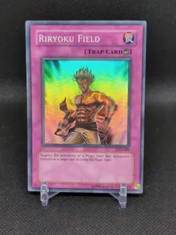 Yugioh Riryoku Field Super Rare LON-081 Lightly Played - Image 1