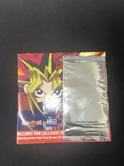 Yu-Gi-Oh 2002 SEALED YUGI MCDONALDS WITH PROMO PACK & ATTACHED CD - Image 1