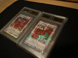 Pair of Black Rose Dragon QCAC-JP003 QCSR yu gi oh 10 grade OCD RPA not PSA - Image 2
