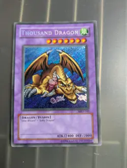 Yu-Gi-Oh Thousand Dragon MRD-143 Secret Rare NM Condition - Image 1