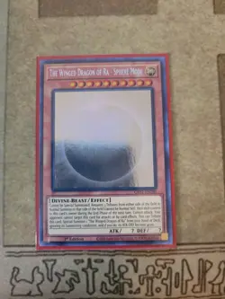 YUGIOH THE WINGED DRAGON OF RA LED7 + SPHERE MODE GFP2 GHOST 1ST ED NM - Image 5