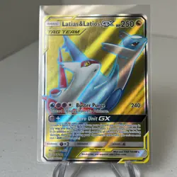 Latias & Latios GX (169/181) S&M Tag Team Team Up Full Art Pokemon Card NM - Image 1