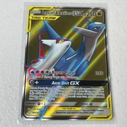 Latias & Latios GX (169/181) S&M Tag Team Team Up Full Art Pokemon Card NM - Image 2