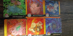 Pokemon Premier Edition Hologram Mini Card Lot Artbox 1999 x6 - Image 2