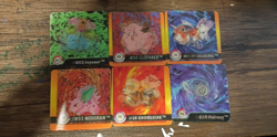 Pokemon Premier Edition Hologram Mini Card Lot Artbox 1999 x6 - Image 3