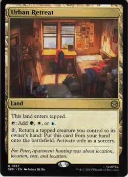 Urban Retreat R Marvel's Spider-Man 187 NM Normal MTG - Image 1