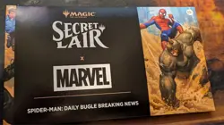 MTG Secret Lair x Marvel Spider-Man: Daily Bugle Breaking News NONFOIL SHIPS NOW - Image 2