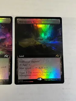 MTG - Aetherdrift RACEWAY Lands Set of 3 - DFT - Foil Murganda Avishkar Amonkhet - Image 4