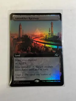 MTG - Aetherdrift RACEWAY Lands Set of 3 - DFT - Foil Murganda Avishkar Amonkhet - Image 5