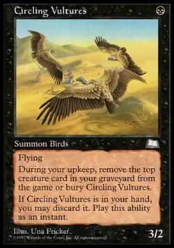 Circling Vultures - Medium Play MTG Weatherlight - Image 1