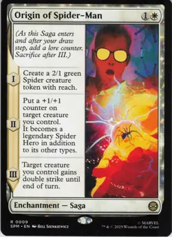 Origin of Spider-Man R Marvel's Spider-Man 9 NM Normal MTG - Image 1