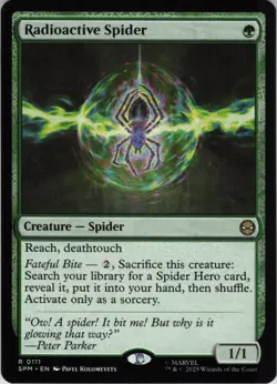 Radioactive Spider R Marvel's Spider-Man 111 NM Normal MTG - Image 1