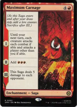 Maximum Carnage R Marvel's Spider-Man 83 NM Normal MTG - Image 1