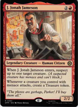 J. Jonah Jameson R Marvel's Spider-Man 81 NM Normal MTG - Image 1