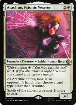 Arachne, Psionic Weaver R Marvel's Spider-Man 2 NM Normal MTG - Image 1