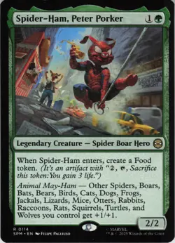 Spider-Ham, Peter Porker R Marvel's Spider-Man 114 NM Normal MTG - Image 1