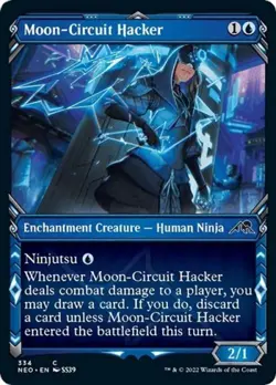 Moon-Circuit Hacker (Showcase) - Near Mint MTG Kamigawa: Neon Dynasty - Image 1