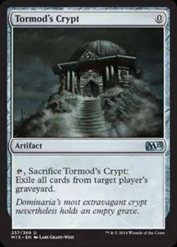 Tormod's Crypt - Medium Play MTG Magic 2015 Core Set - Image 1