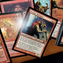 Magic Commander Deck MTG 100 - Krenko Mob Boss Tribal GOBLINS Pure Red OLDSCHOOL - Image 1