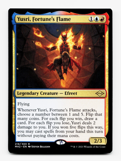Yusri, Fortune's Flame [Modern Horizons 2] MTG Magic MH2 NM/M 💧🔥 - Image 1