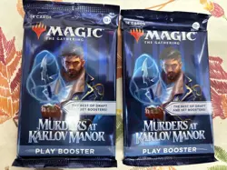 Murder at Karlov Manor Play Booster x2 Packs Sealed Magic the Gathering MTG - Image 1