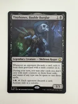Tinybones Bauble Burglar MTG Magic the Gathering Card NM Near Mint FDN - Image 1