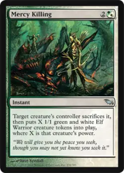 Mercy Killing - Medium Play MTG Shadowmoor - Image 1