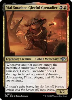 Vial Smasher, Gleeful Grenadier -Foil Near Mint MTG Outlaws of Thunder Junction - Image 1