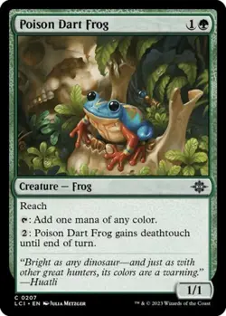 Poison Dart Frog - Near Mint MTG The Lost Caverns of Ixalan - Image 1