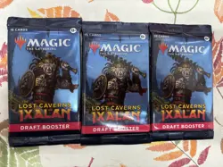 Magic the Gathering MTG Lost Caverns of Ixalan Draft Booster 3 packs! New! - Image 1