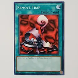 Remove Trap - LOB-EN060 - NM - Common - Unlimited - Yugioh - 25th - Image 1