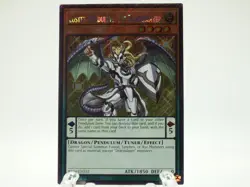 Yugioh Luster Pendulum, the Dracoslayer (Platinum Secret Rare) RA04-EN252 - Image 1