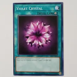 Violet Crystal - LOB-EN042 - NM - Common - Unlimited - Yugioh - 25th - Image 1