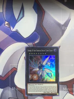 Yugioh Number 38: Hope Harbinger Dragon Titanic Galaxy CYHO-ENSE2 Super Rare NM - Image 1