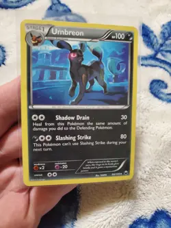 LP Umbreon Dark Explorers 60/108 Pokemon Trading Card - Image 1