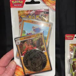 Pokemon Cards - S&V: Surging Sparks -BLISTER PACK (2 Booster, Coin+) 820650853319 - Image 2