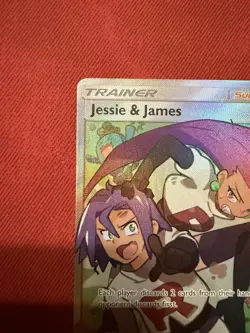 Jessie & James Full Art Trainer Hidden Fates 68/68 Pokemon Card - Image 3