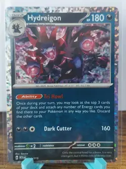 Pokemon Hydreigon Promo Card 010/015 2025 McDonald’s Dragon Discovery M24EN Holo - Image 1