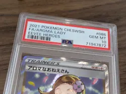 Aroma Lady PSA 10 086/069 2021 Pokemon Card Japanese Eevee Heroes Graded TCG S6a - Image 3