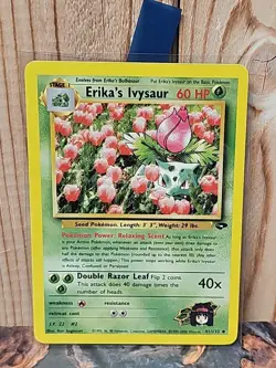 Erika's Ivysaur 41/132 Gym Challenge Regular Pokemon card - Image 1