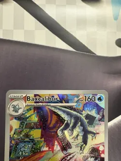 Pokemon TCG Baxcalibur Card 210/193 IR Sv02: Paldea Evolved B - Image 2
