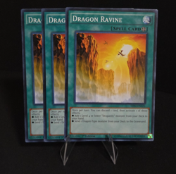 Yugioh! Dragon Ravine 1st Ed SR02-EN026 X3 Card Set NM Common - Image 1
