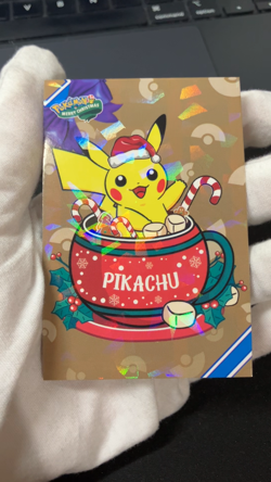 Pikachu Ice Holo Pokemon 2024 Card Database Merry Christmas - Image 2